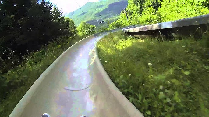 Alpine Slide (On-Ride Hd Pov) - Attitash Mountain Resort - Youtube