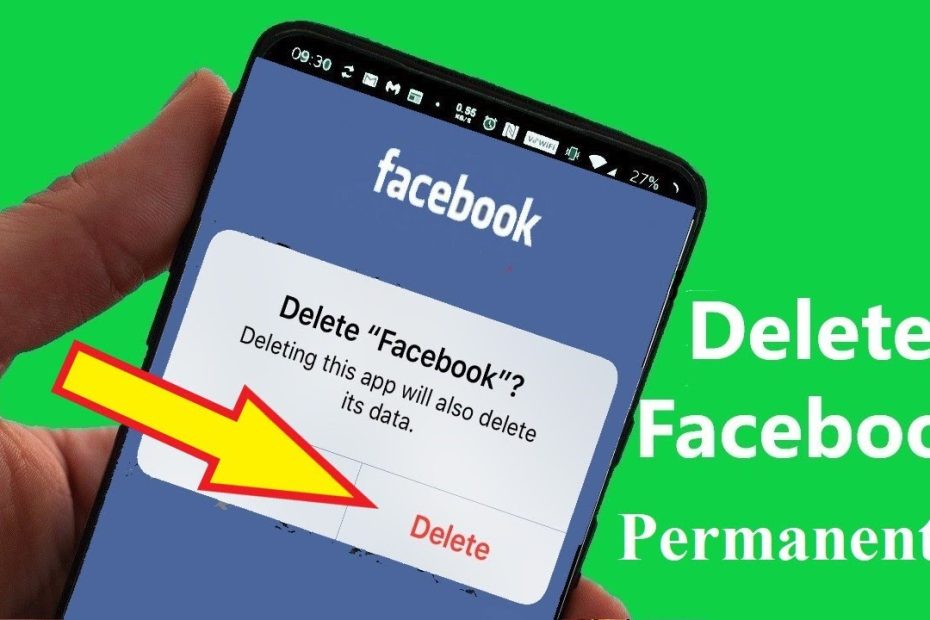 How To Delete Facebook Account Permanently On Mobile Phone - Youtube