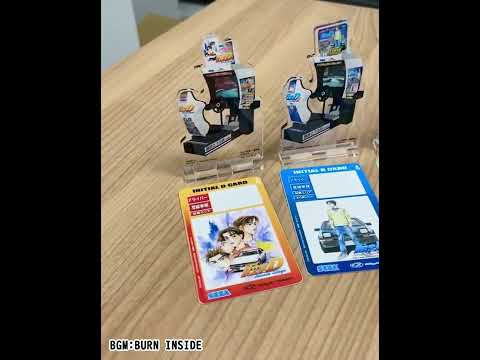 Initial D new campaign for Arcade Card Stickers.